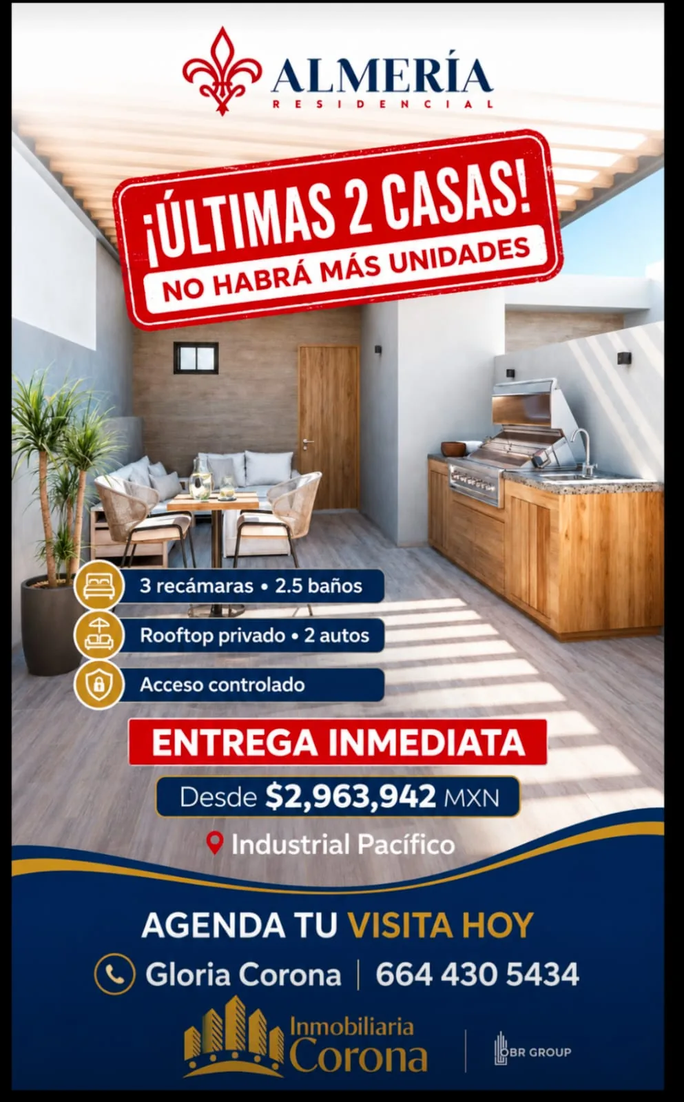 Ultimas 2 Casas en Venta en Residencial Almeria